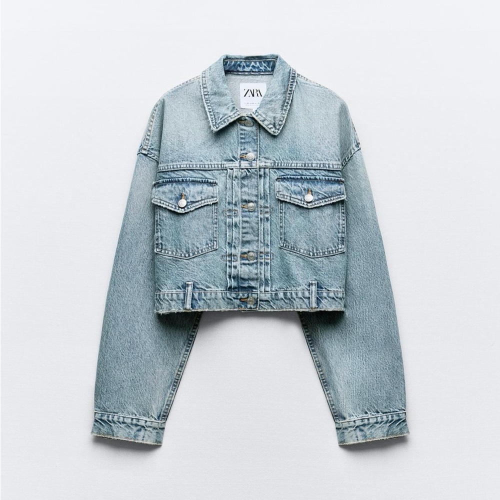 Zara Denim Jacket - Size M - NEW WITH TAGS